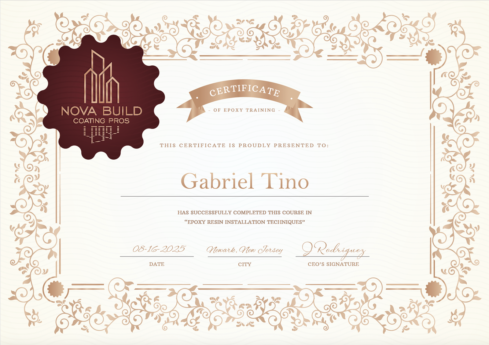 Image gallery marquee